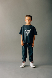 Джоггеры VINTAGE BLACK от бренда MINIKID