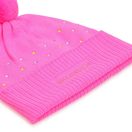 Шапка цвета фуксия от бренда Billieblush