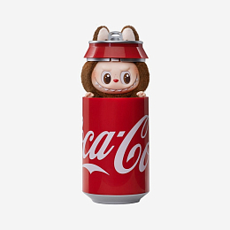 Брелок Labubu Coca Cola от бренда POP MART