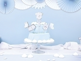 Декор для торта Baby Boy 6 шт от бренда Tim & Puce Factory