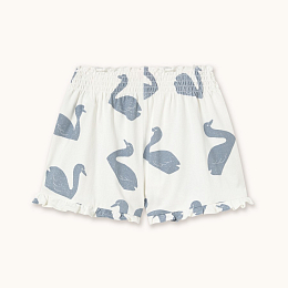 Шорты с принтом лебедей от бренда Tinycottons