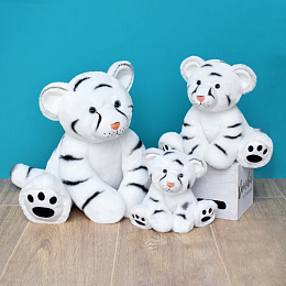 Снежный барс в подарочной коробке, 25 см от бренда Histoire d'Ours