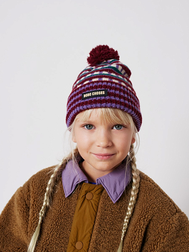 Шапка jacquard от бренда Bobo Choses