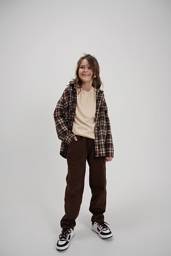 Футболка бежевая от бренда NOT A TOY Бежевый