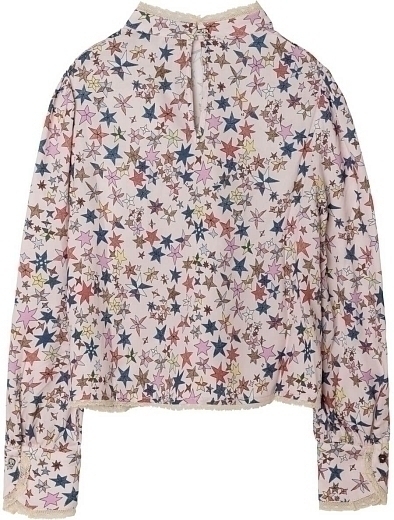 Блуза с принтом звезд от бренда Zadig & Voltaire