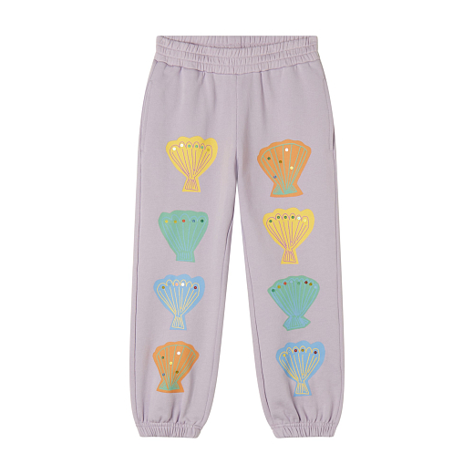 Джоггеры Seashell Embroidery от бренда Stella McCartney kids