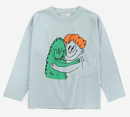 Лонгслив blue Hug Hairy Monster от бренда Bobo Choses