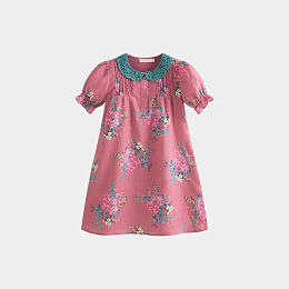 Платье Loredana Pink Flowers от бренда C'ERA UNA VOLTA