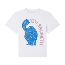 Футболка Yeti Spaghetti от бренда Stella McCartney kids Белый