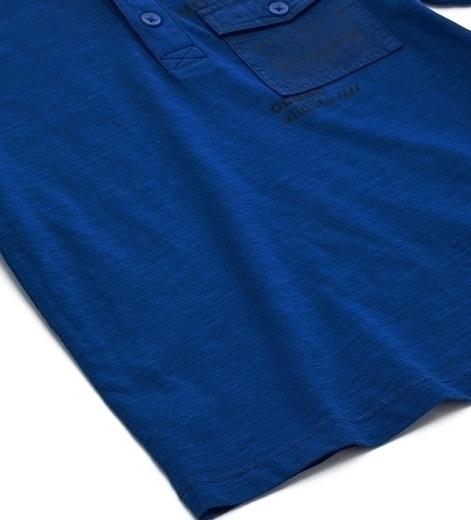 Футболка с карманом темно-синего цвета от бренда Original Marines Синий