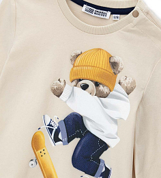 Лонгслив Skateboarder bear от бренда Original Marines