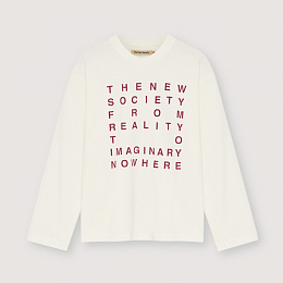 Лонгслив Oscar Moonlight White от бренда The New Society