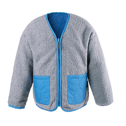 Куртка FRIENDLY WHALE Ultimate grey Azure blue от бренда Gosoaky