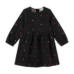 Платье джинсовое с цветными сердечками от бренда Stella McCartney kids