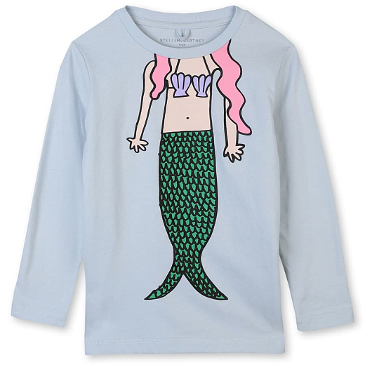 Лонгслив MERMAID от бренда Stella McCartney kids