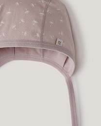 Набор чепчиков пыльная роза и белого цвета от бренда Anna Leon