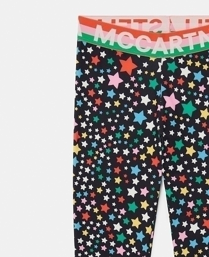 Легинсы Star Pattern от бренда Stella McCartney kids