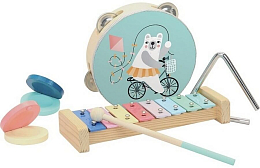 Набор музыкальных инструментов Белый медведь от бренда Vilac