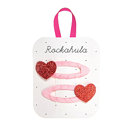 Набор заколок с сердцами от бренда Rockahula Kids