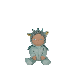 Кукла Dinky Dinkum Dante Dragon зеленого цвета от бренда Olli Ella