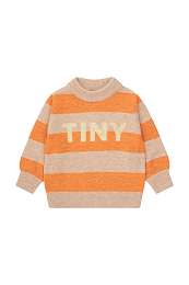 Джемпер Stripes Beige Orange от бренда Tinycottons