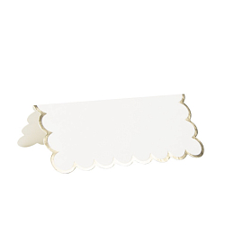 Таблички для стола Белый с золотом 8 шт от бренда Tim & Puce Factory