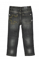 Джинсы серые с потертостями от бренда JOHN RICHMOND