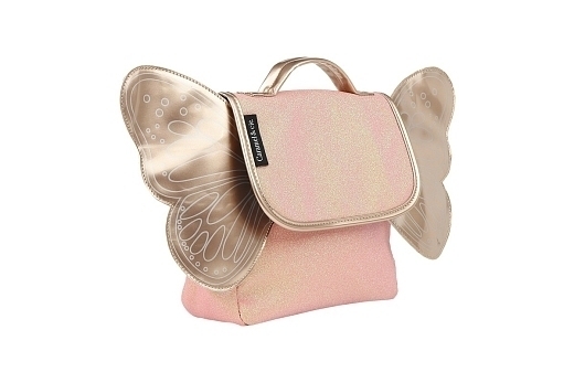 Портфель Papillon mini с крылышками коралловый от бренда Caramel et Cie