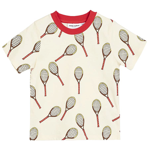 Футболка TENNIS от бренда Mini Rodini Белый