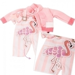 Набор одежды Фламинго для куклы от бренда Gotz