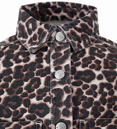 Рубашка джинсовая с анималистичным принтом от бренда Original Marines