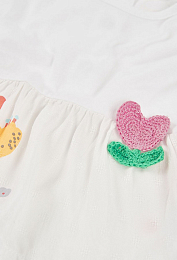 Туника и велосипедки с принтом цветов от бренда Boboli