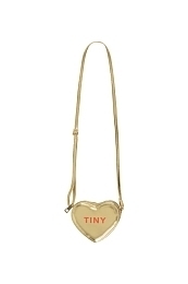 Сумка-сердечко золотая от бренда Tinycottons