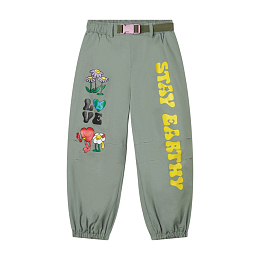 Джоггеры Stay Earthy от бренда Stella McCartney kids