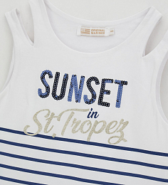 Майка в полоску и шорты Navy от бренда Original Marines