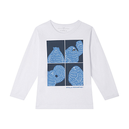Лонгслив Monster Graphic от бренда Stella McCartney kids