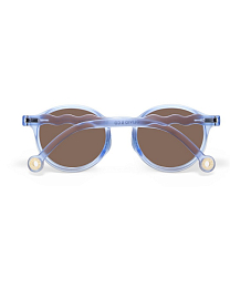 Очки JUNIOR Oval Sunglasses-Breakfast Art-Blueberry от бренда Olivio and Co