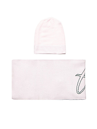 Шапка и шарф Pink от бренда Trussardi