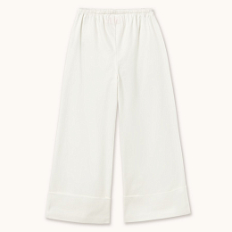 Штаны с подворотом белого цвета от бренда Tinycottons