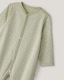 Набор комбинезонов зеленого и молочного цвета от бренда Anna Leon