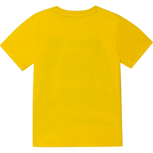 Футболка ярко-желтого цвета с принтом от бренда DKNY Желтый