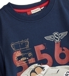 Футболка S-56 Navy от бренда Original Marines Темно-синий