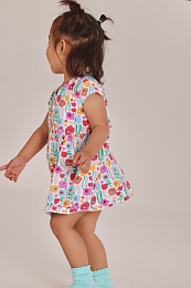 Платье и блумеры с принтом цветов от бренда Boboli