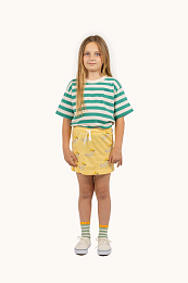 Футболка STRIPES GREEN от бренда Tinycottons Зеленый Молочный