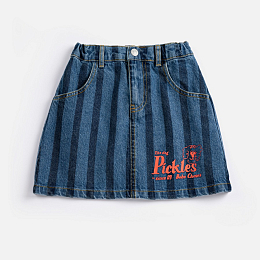 Юбка Pickles The Dog Striped denim от бренда Bobo Choses