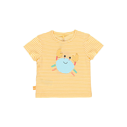 Футболка в полоску с крабом и шорты от бренда Boboli