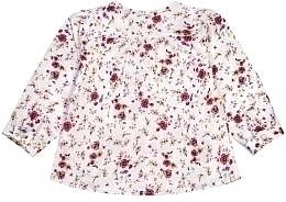 Блуза с принтом красных цветов от бренда Aletta