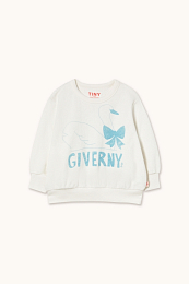 Свитшот Swan with a bow от бренда Tinycottons