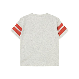 Футболка Grey-Red от бренда Tinycottons Серый