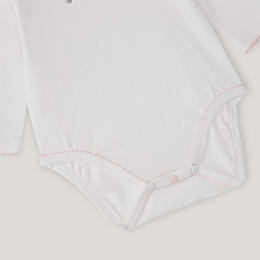 Боди 3 шт White-Pink Toys от бренда Anna Leon